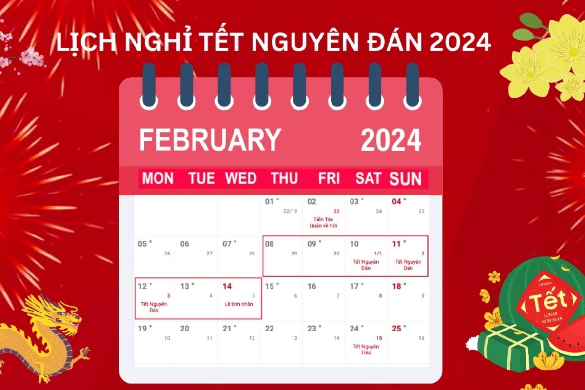 Thời gian nghỉ Tết phù hợp