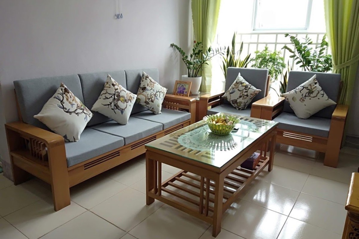 Sofa gỗ phòng khách