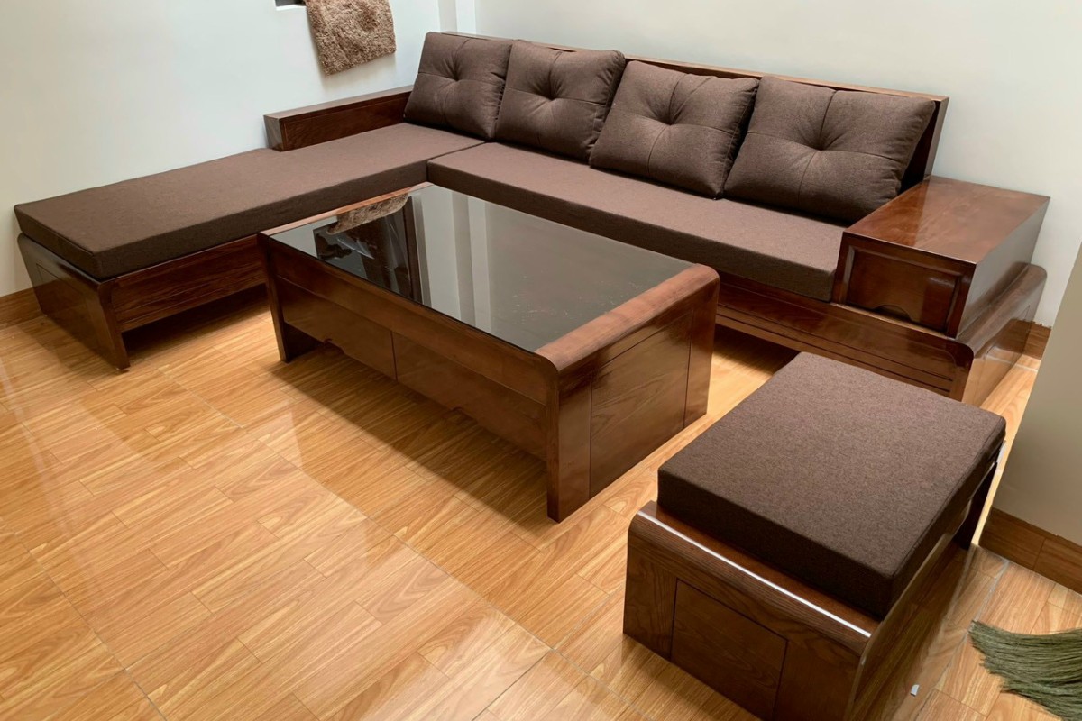 Sofa gỗ đẹp mắt, cao cấp