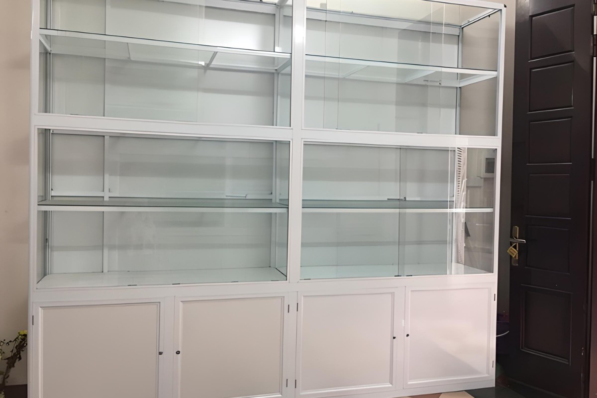 Tủ nhôm dáng đứng cánh trượt