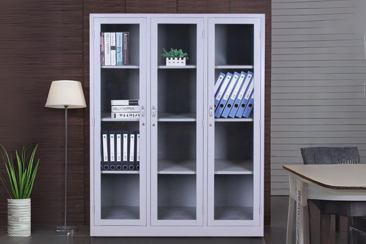 Tủ sắt đựng tài liệu 3 ngăn riêng biệt
