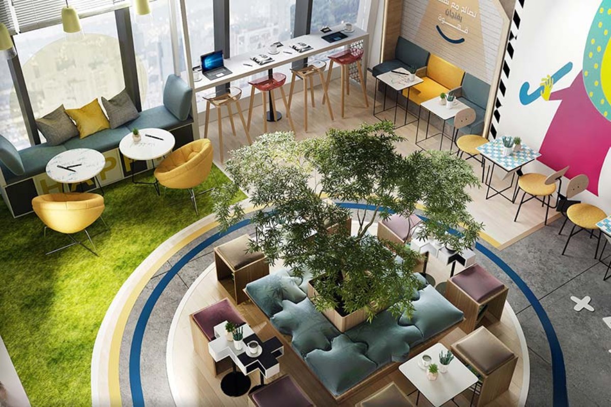 Mô hình Coworking space không gian xanh