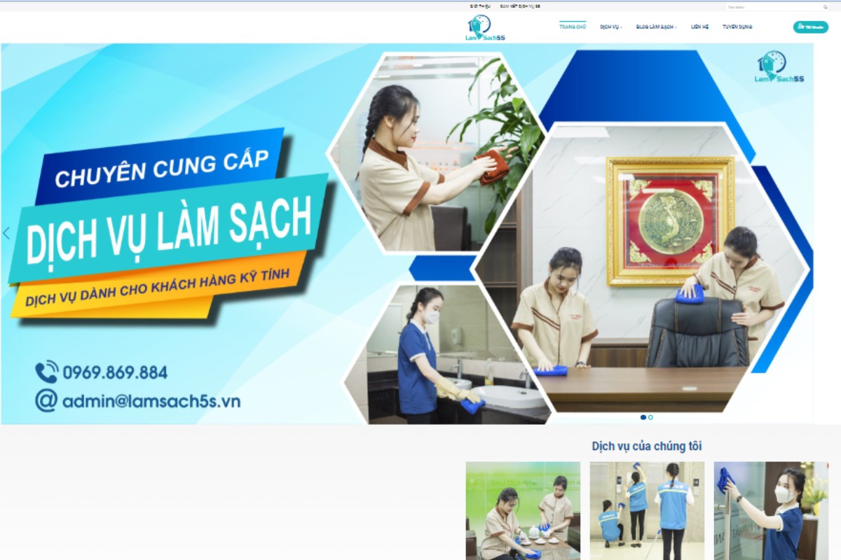 Công ty vệ sinh 5s vệ sinh văn phòng theo giờ chuyên nghiệp tại Hà Nội