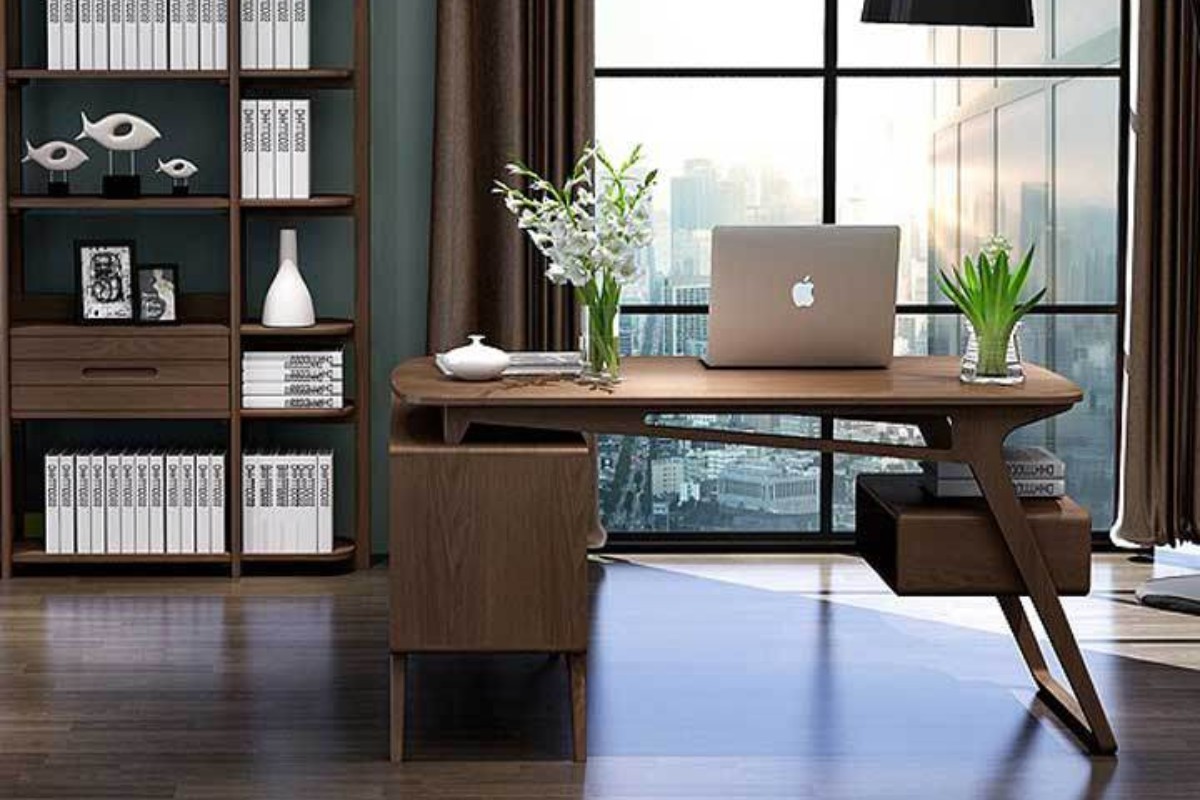Bàn làm việc cá nhân tại nhà thiết kế phong cách mới mẻ