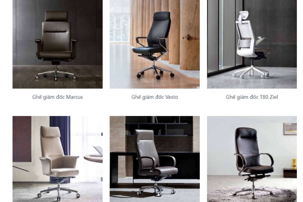 Nội thất Han’s furniture cung cấp ghế giám đốc Hàn Quốc