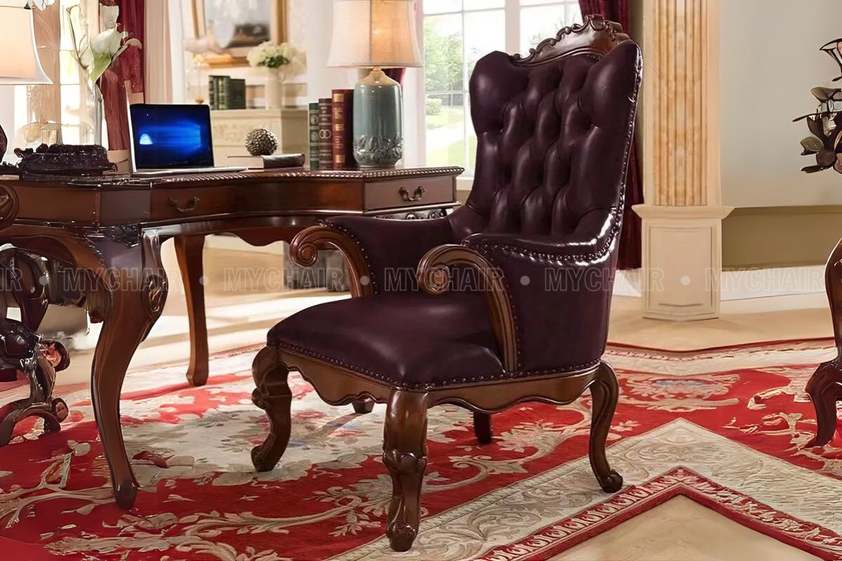 Ghế giám đốc da NO221 bọc da bò ý thật