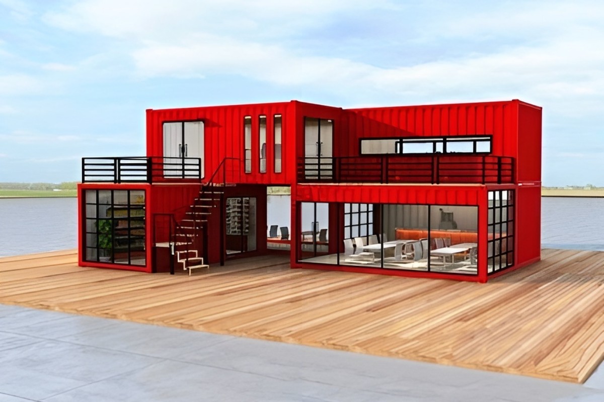 Thiết kế container văn phòng nổi bật