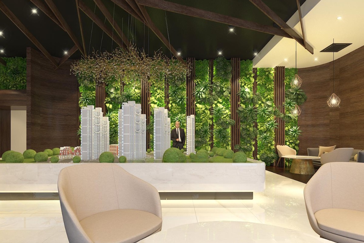 Thiết kế văn phòng bất động sản tiện nghi
