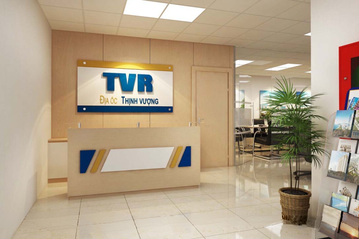 Thiết kế văn phòng bất động sản tối giản
