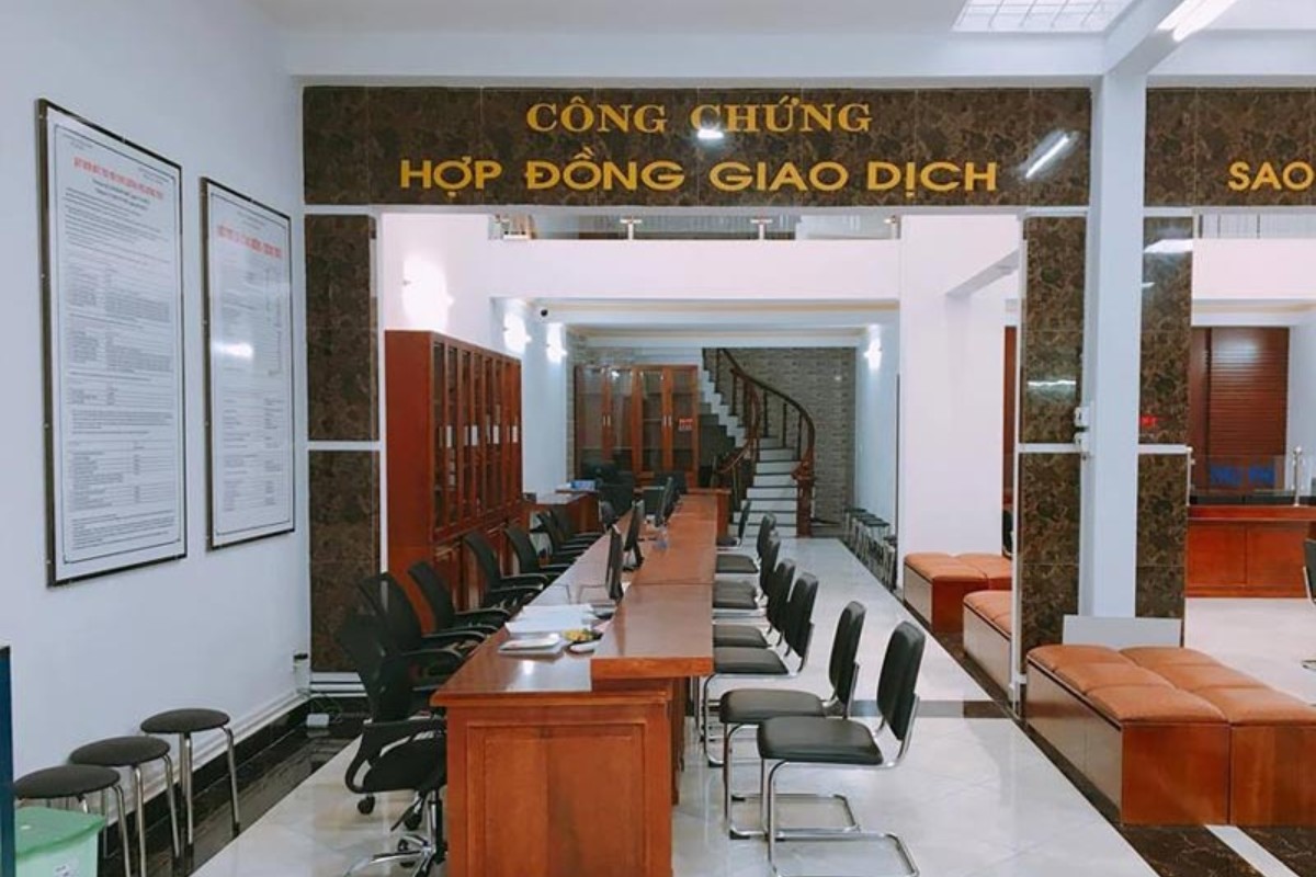 Thiết kế văn phòng công chứng sang trọng