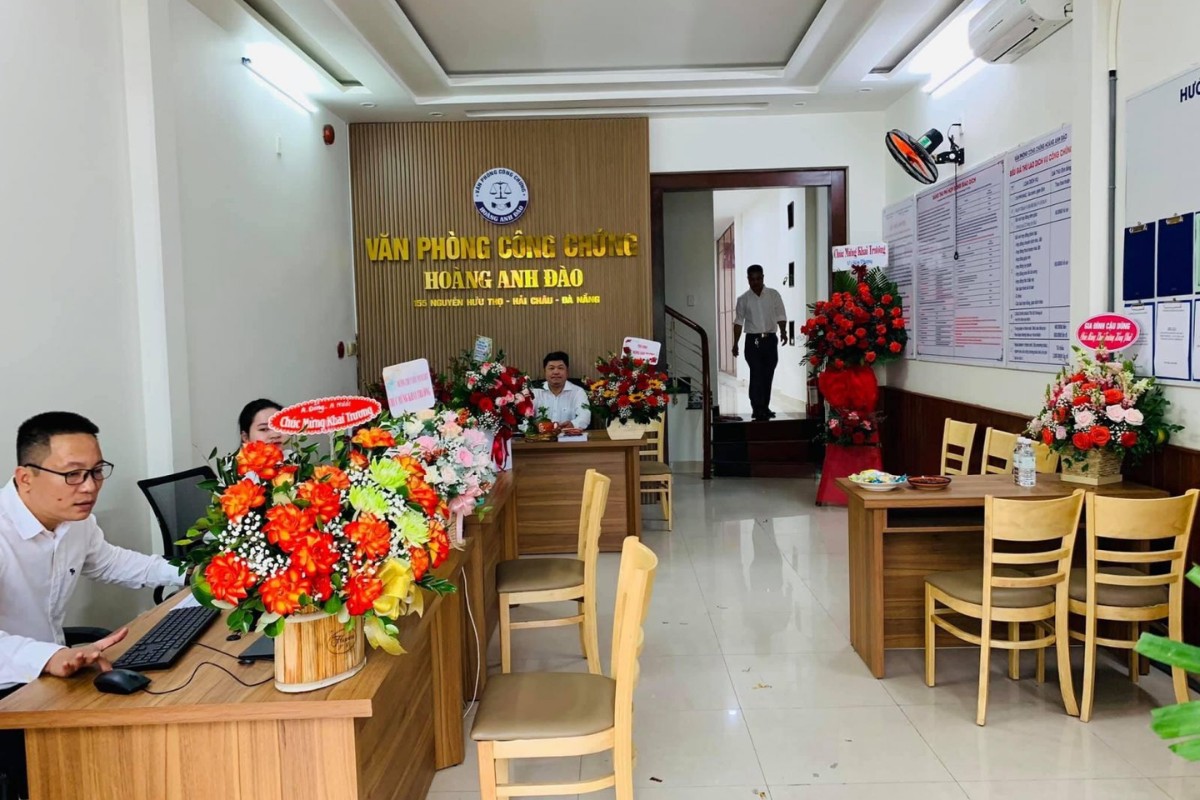 Thiết kế văn phòng công chứng cổ điển