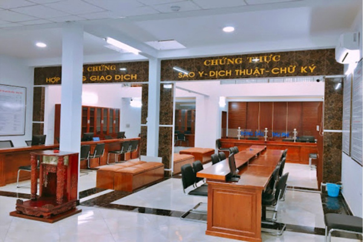 Thiết kế văn phòng công chứng cổ điển