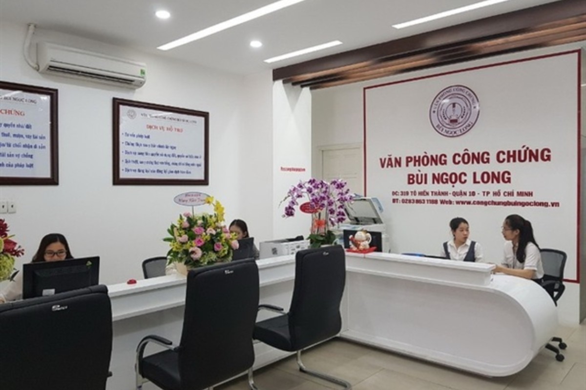 Thiết kế văn phòng công chứng hiện đại