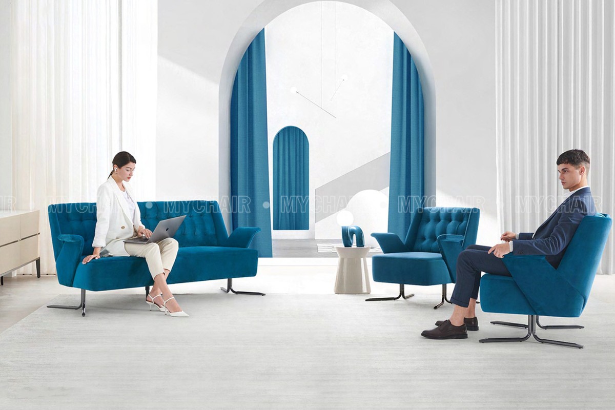 Ghế sofa 2 chỗ bọc vải nhung MyChair SF028