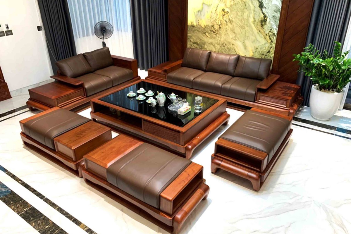 Sofa gỗ hương
