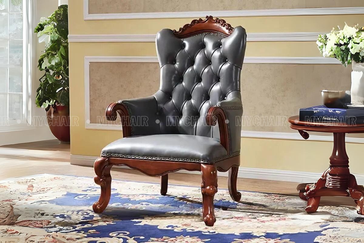 Thiết kế quyền quý của ghế giám đốc da NO221
