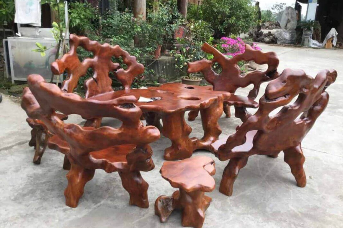 Ứng dụng gỗ xá xị trong ngành nội thất
