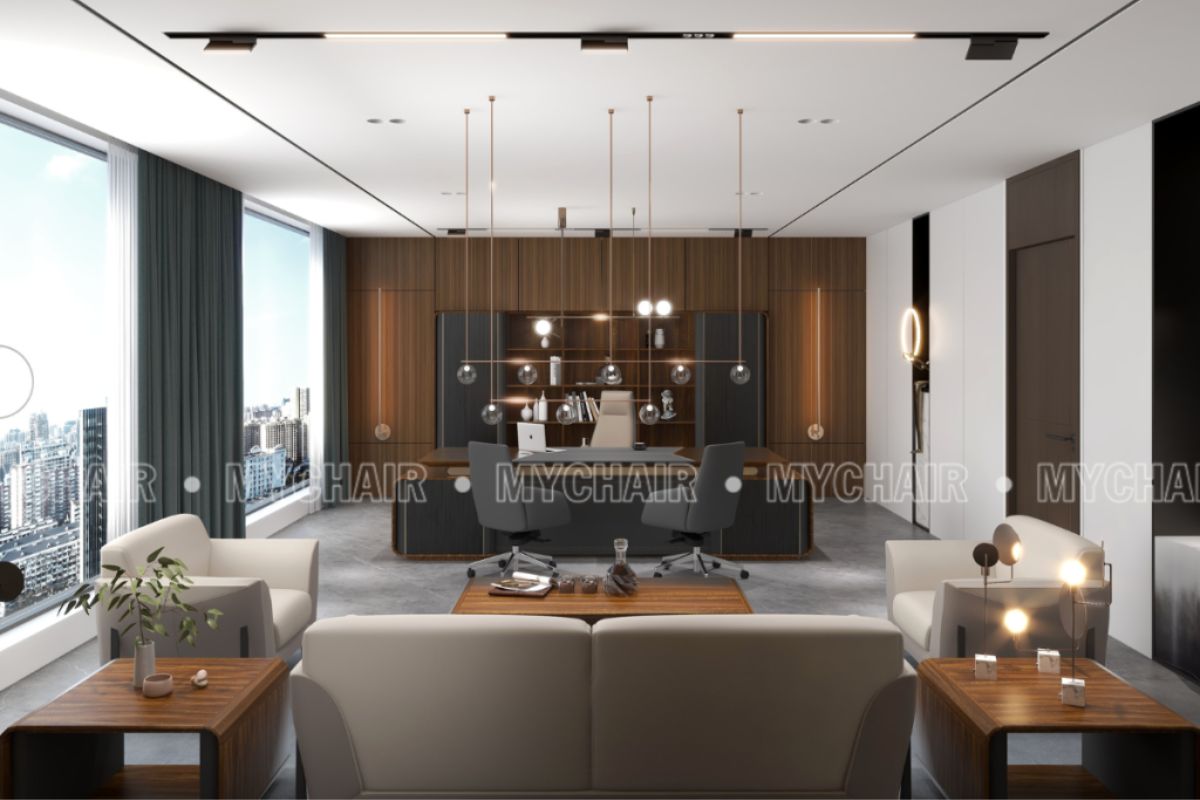 Không gian phù hợp cho bàn giám đốc NBLD01