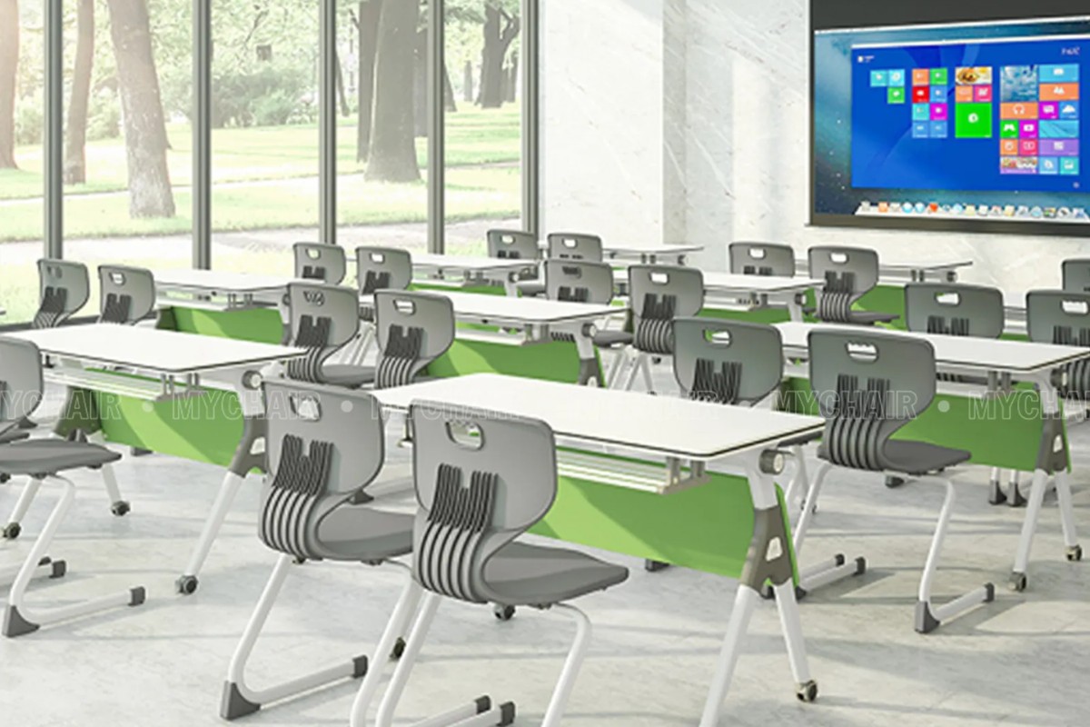 Nội thất văn phòng MyChair cung cấp bàn làm việc di động gấp gọn