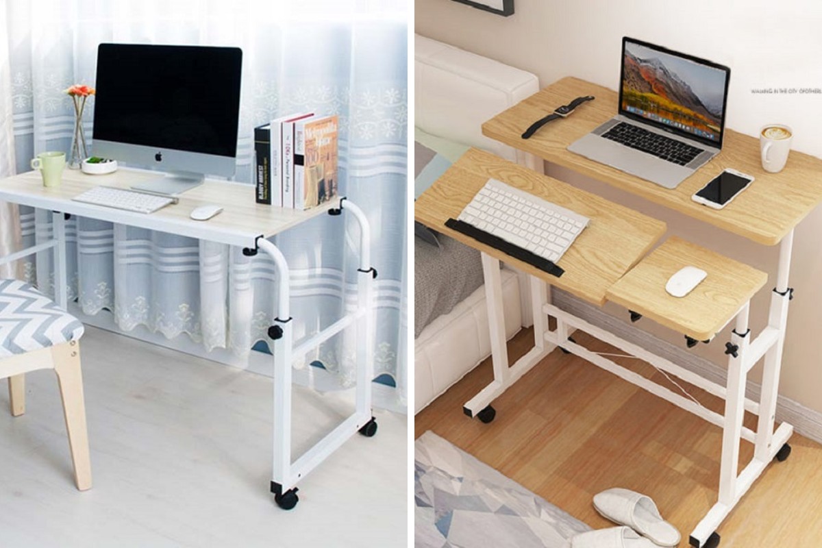 Bàn làm việc di động tiết kiệm diện tích