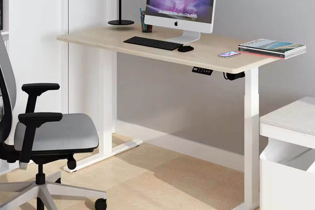 Bàn làm việc gấp gọn nâng hạ hiện đại
