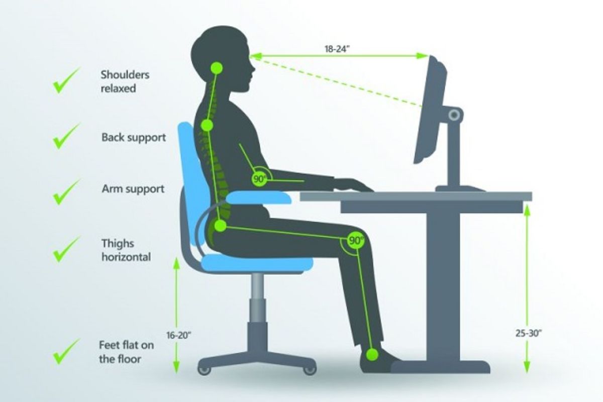 Bàn ghế ergonomic giúp bảo vệ sức khỏe của nhân viên
