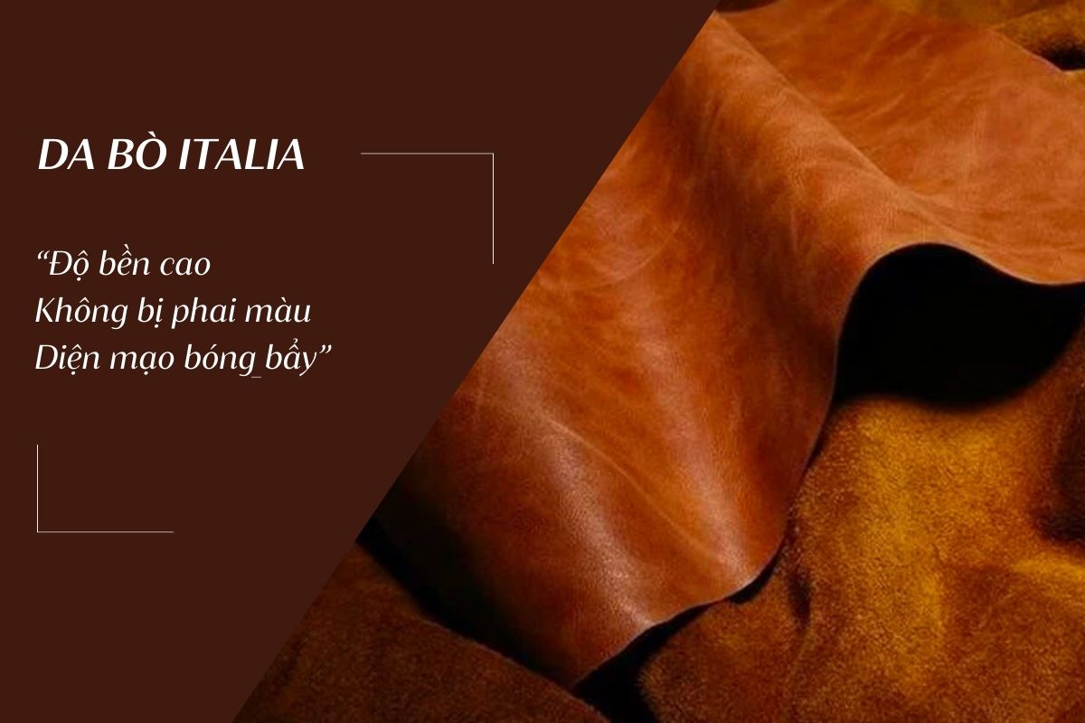 Bộ sưu tập FA013 sử dụng chất liệu da bò Italia cao cấp
