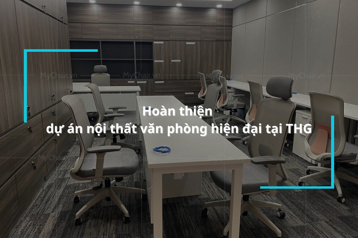 Hoàn thiện dự án nội thất văn phòng hiện đại tại THG