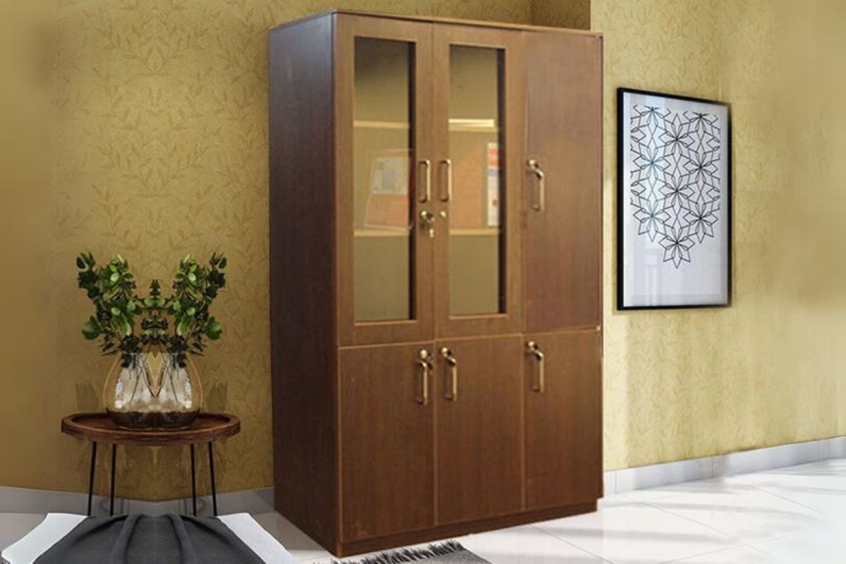 Tủ tài liệu 3 buồng gỗ tự nhiên