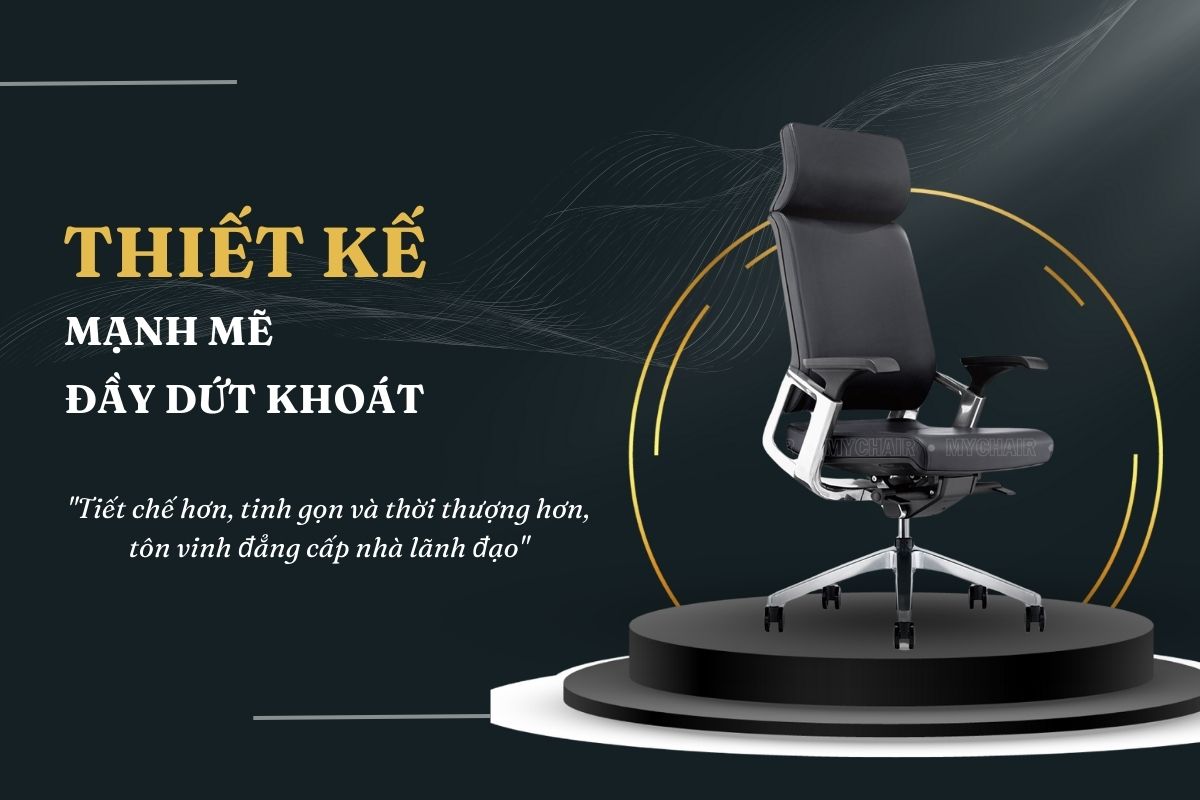 Ghế FM04LA có thiết kế mạnh mẽ