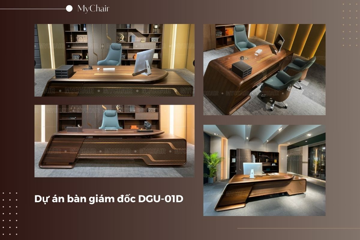 Ảnh thực tế của bàn giám đốc DGU-01D