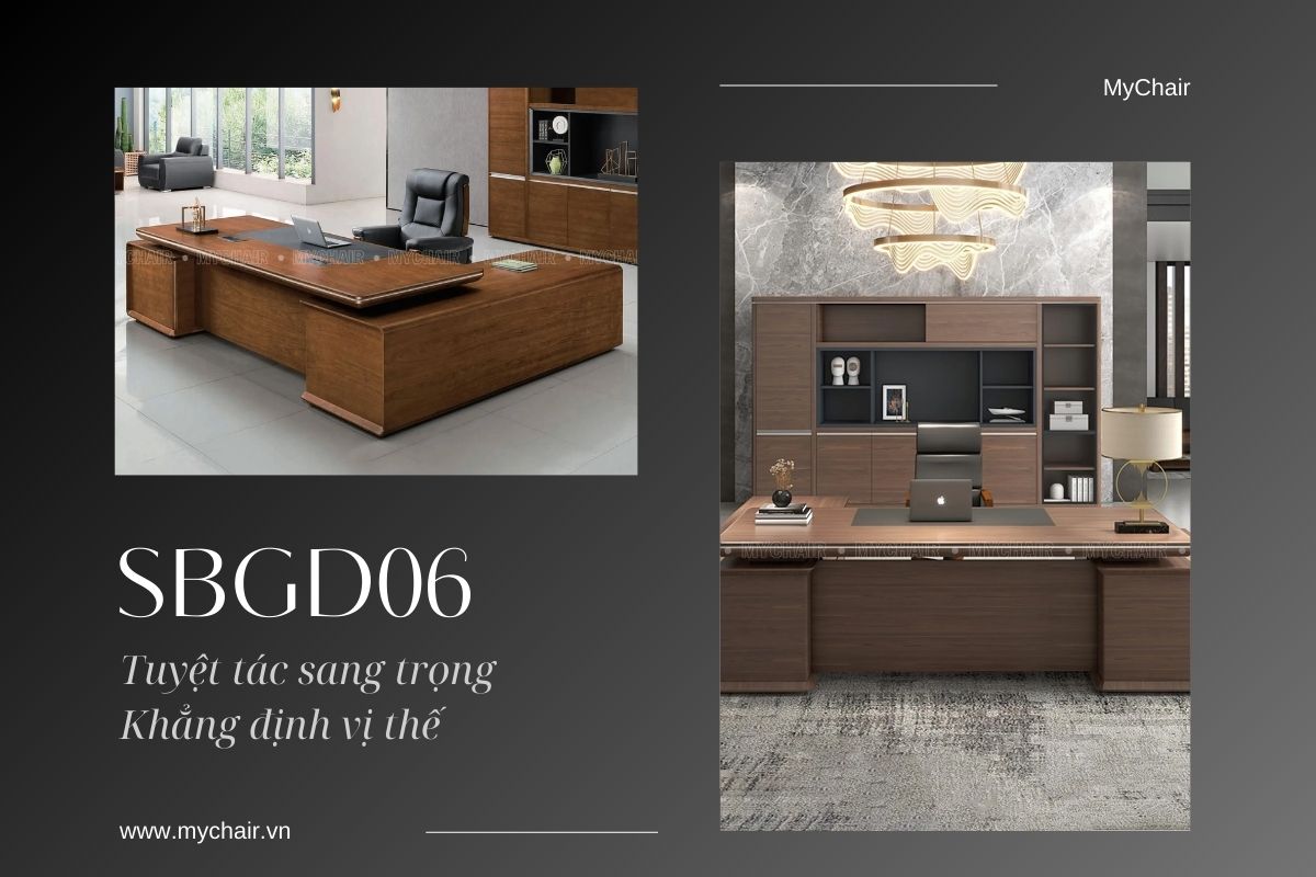 Bàn giám đốc SBGD06 cho không gian làm việc
