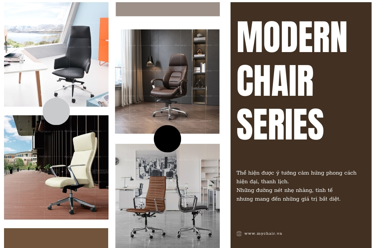 Series Modern - Dòng ghế giám đốc Hiện đại