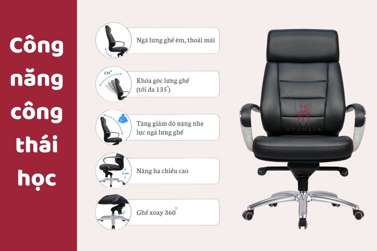 Nên chọn các mẫu ghế có công năng phù hợp