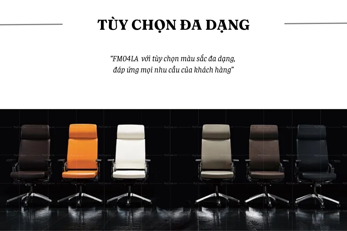 FM04LA có tùy chọn màu sắc đa dạng