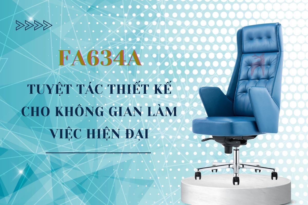 Ghế giám đốc MyChair FA634A với thiết kế trẻ trung phá cách