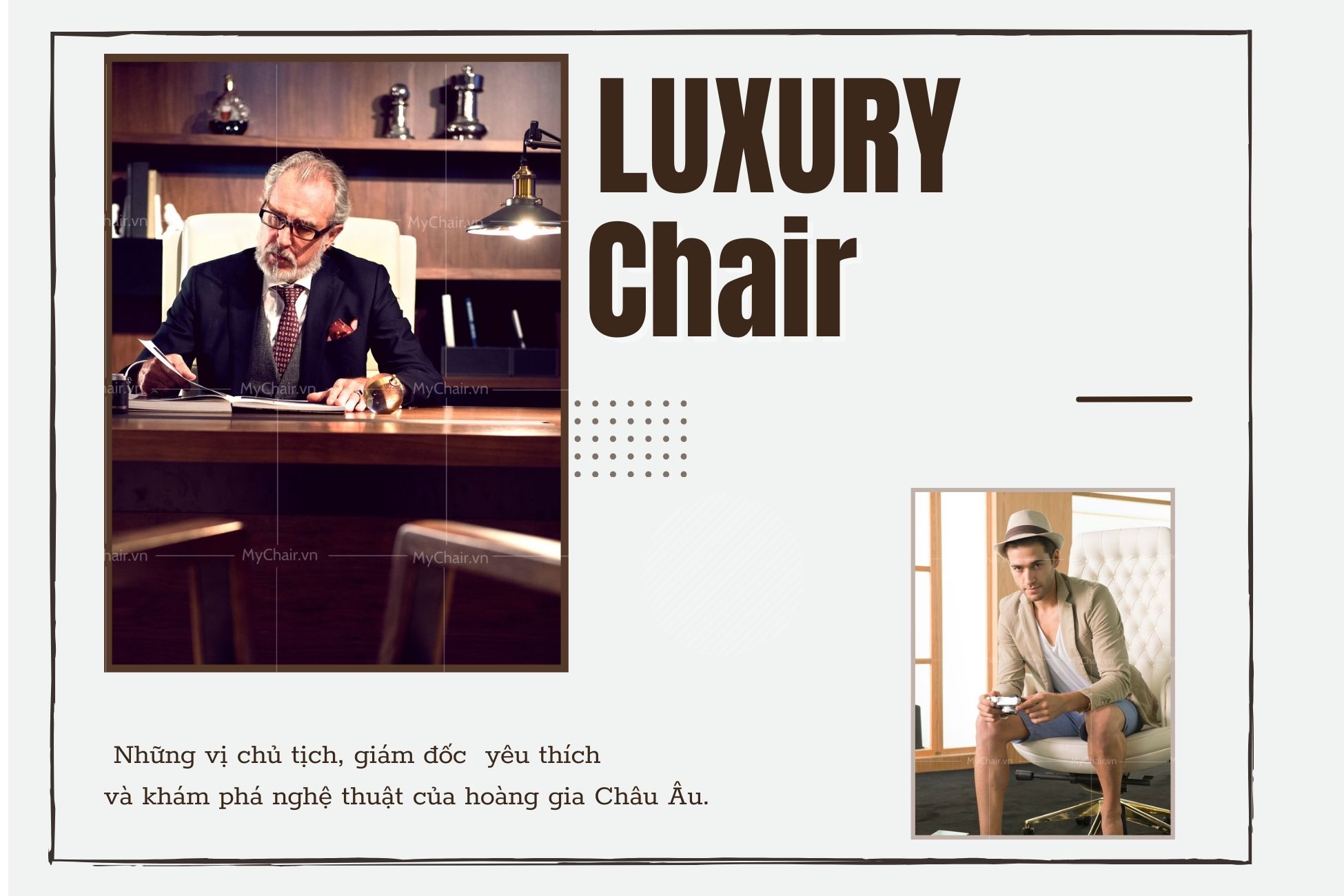 Đối tượng phù hợp với ghế giám đốc Luxury
