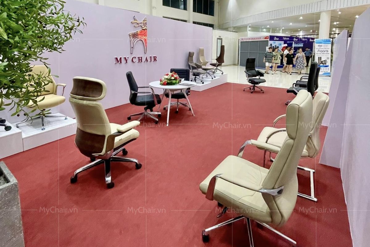Gian hàng của MyChair tại triển lãm quốc tế VietBuild Đà Nẵng 2024