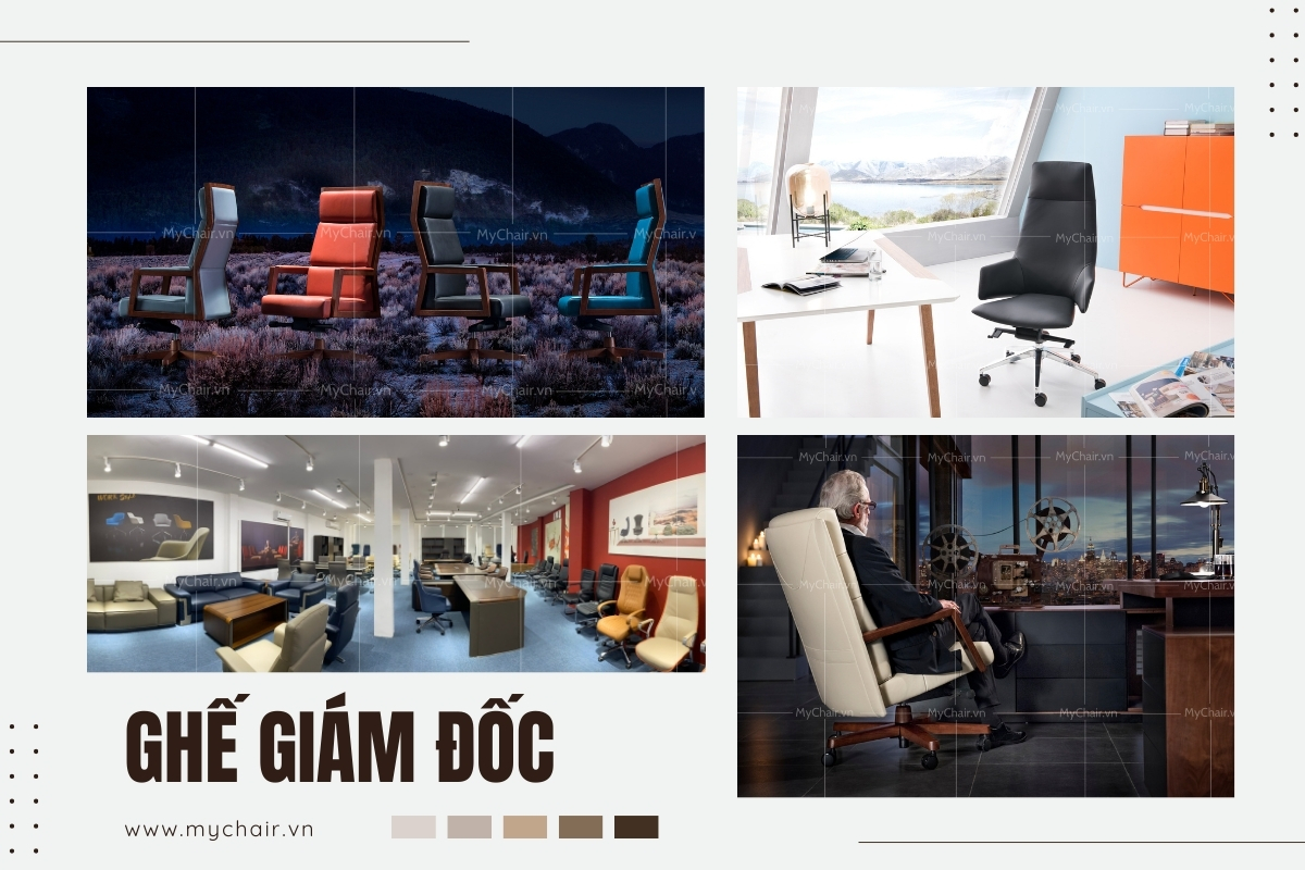 Giới thiệu những dòng ghế giám đốc cao cấp của MyChair
