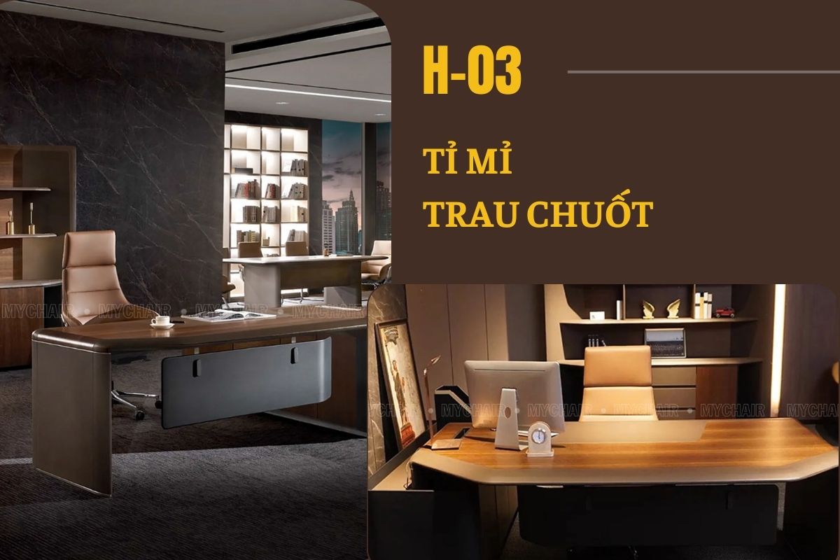 H-03 sở hữu các đường nét trau chuốt tỉ mỉ