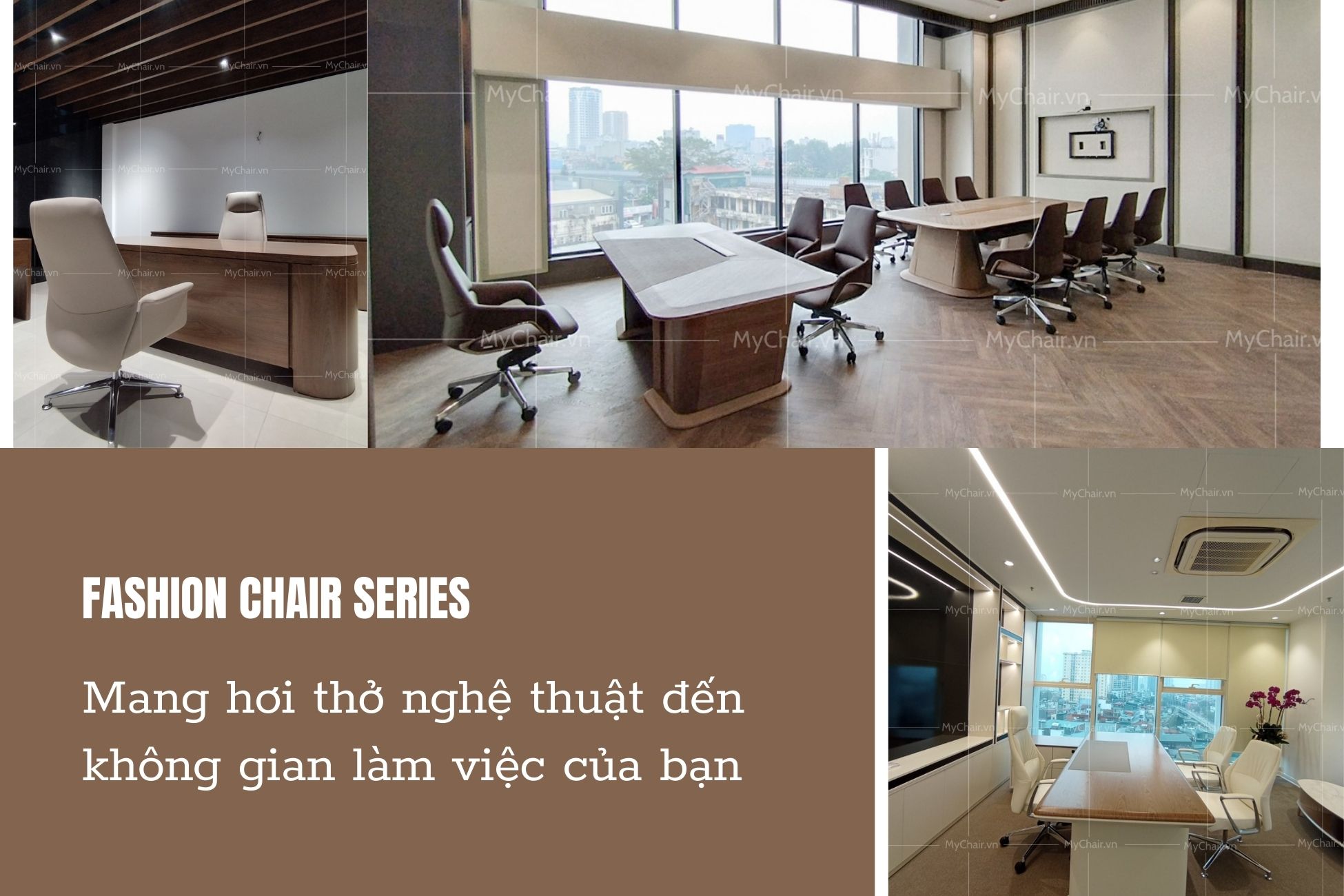 Không gian phù hợp với ghế giám đốc series Fashion