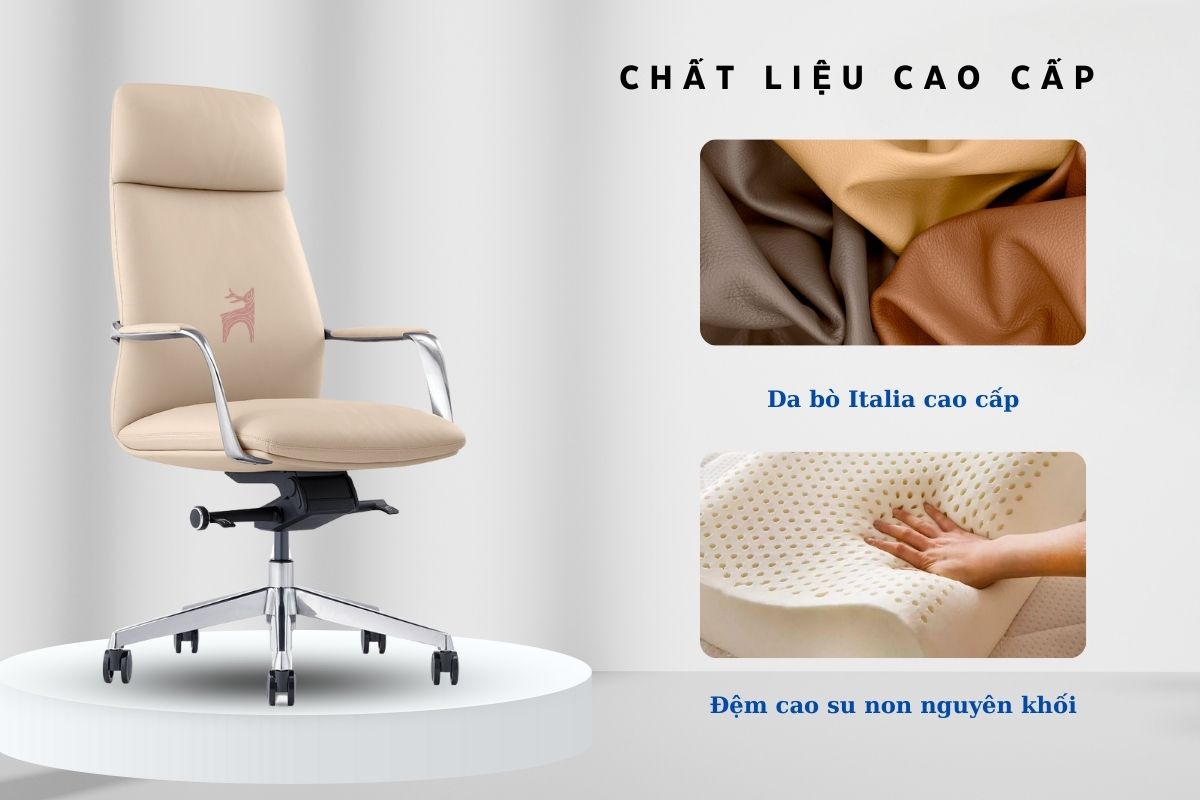MO221A sử dụng chất liệu da bò Italia cao cấp