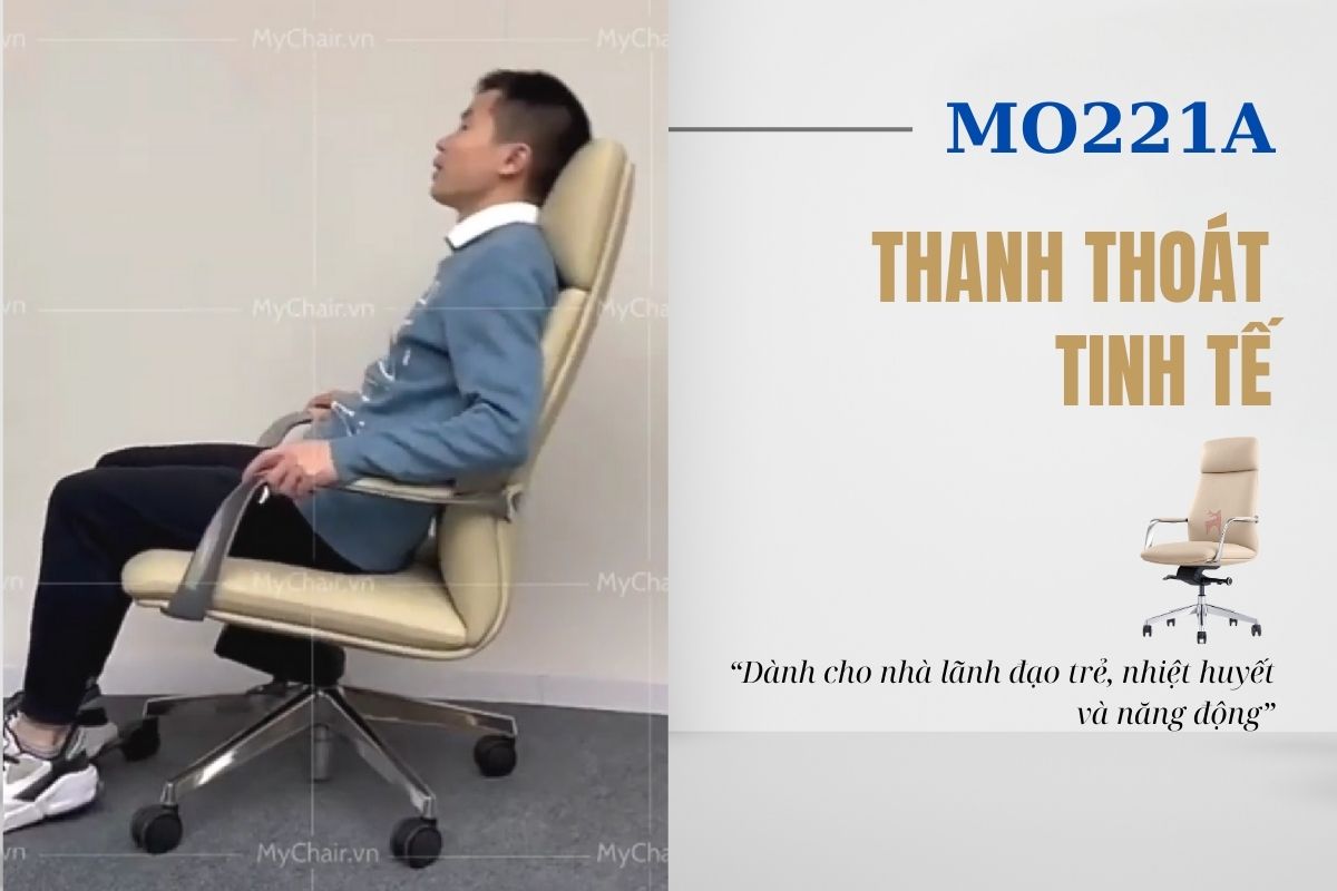 MO221A phù hợp với những vị lãnh đạo trẻ