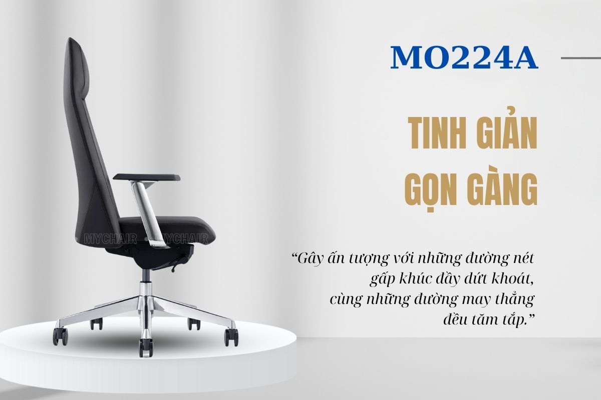 MO224A với vẻ đẹp tối giản, gọn gàng