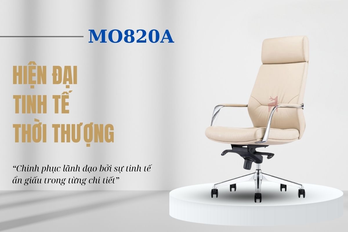 Ghế giám đốc MO820A mang vẻ đẹp thanh thoát