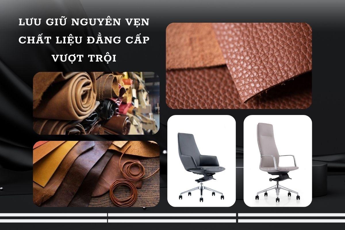 Bộ sưu tập Modern sử dụng chất liệu da cao cấp