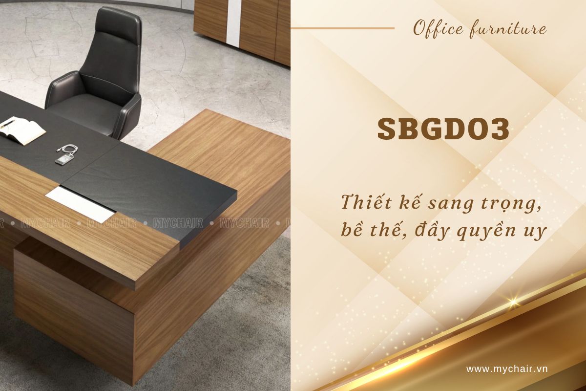 SBGD03 sử dụng chất liệu gỗ cao cấp