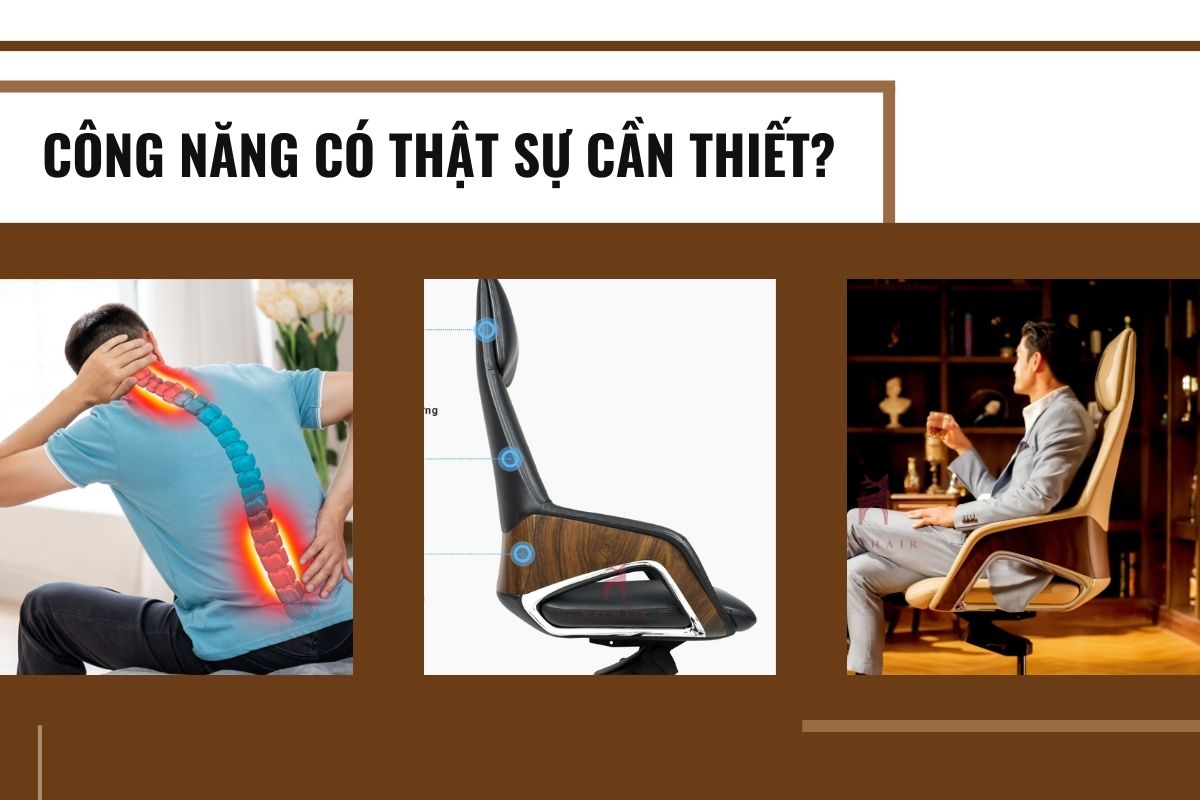 Tầm quan trọng của công năng khi lựa chọn ghế giám đốc