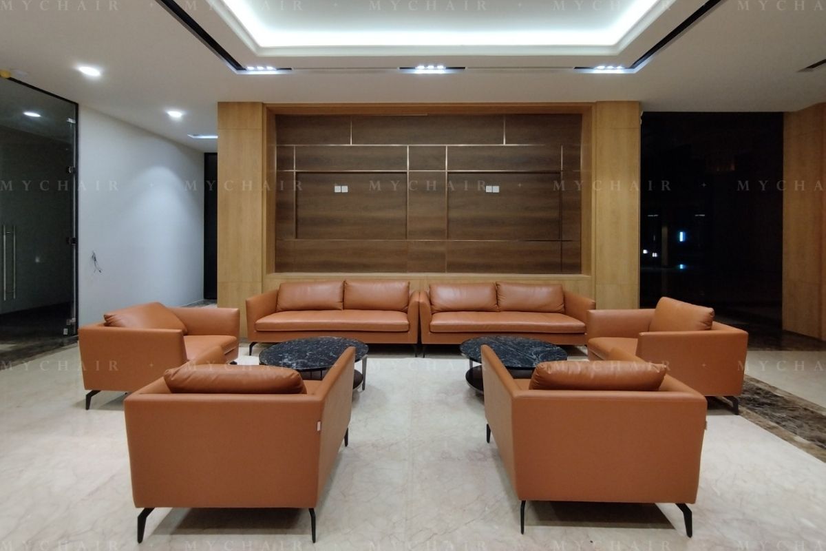 Bố trí khu vực tiếp khách trong phòng chủ tịch