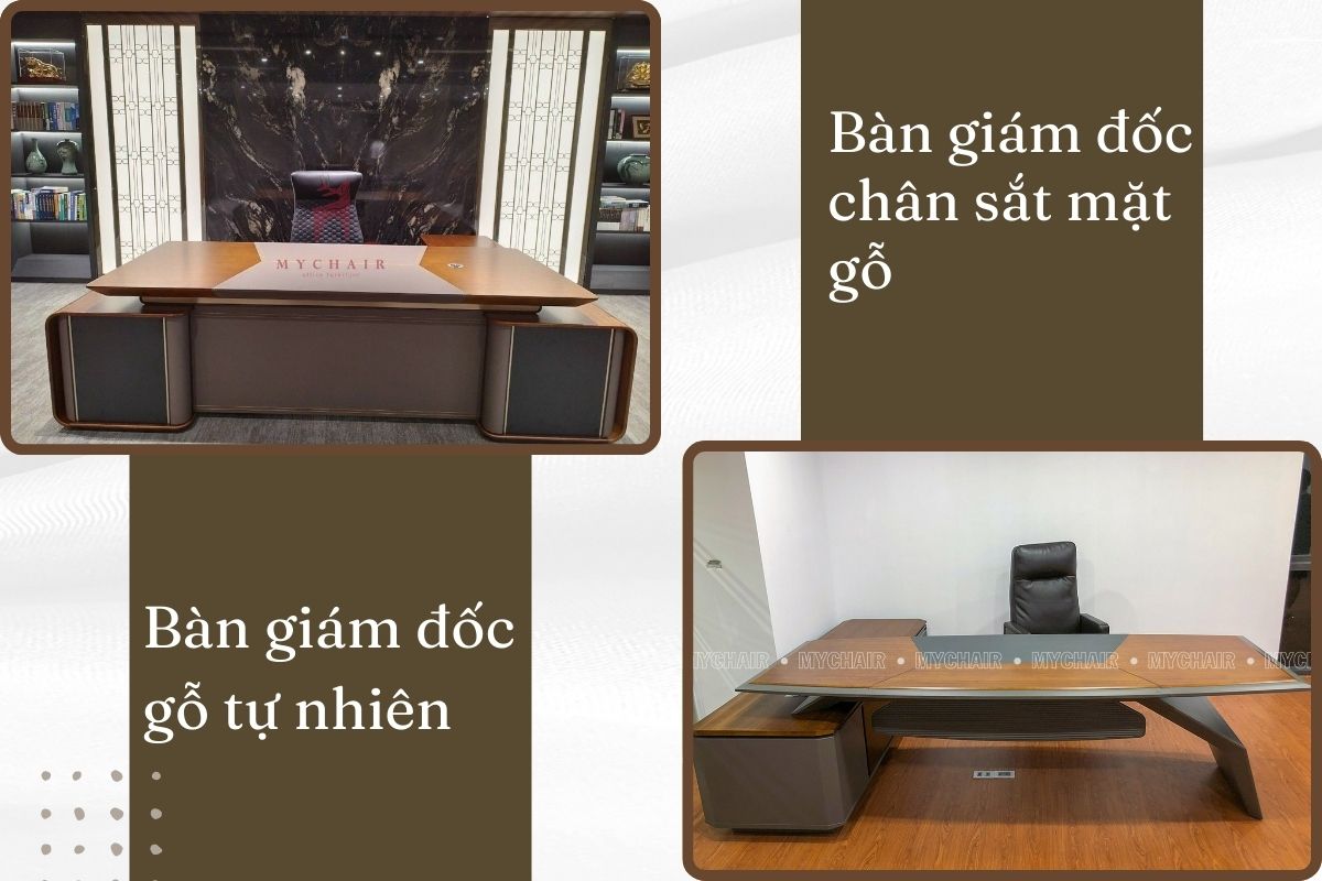 Chất liệu bàn làm việc cho giám đốc 30 - 45 tuổi
